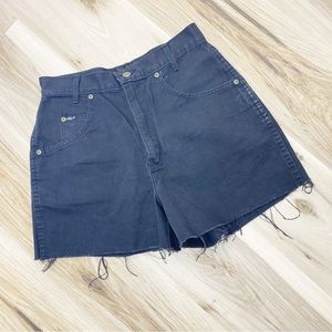 VTG 90’s 80’s chic jean shorts black